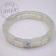 Bracelet Jade perle carrée 10mm