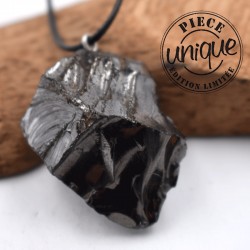 Pendentif Shungite cristal silver 1