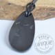 Pendentif Shungite cristal goute + cordon