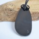 Pendentif Shungite cristal goute + cordon