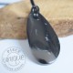 Pendentif Shungite cristal goute + cordon