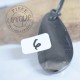 Pendentif Shungite cristal goute + cordon