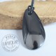 Pendentif Shungite cristal goute + cordon