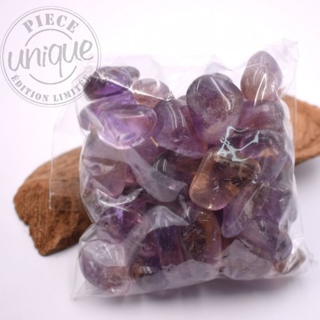 Ametrino 3 pequeñas piedras rodadas 250g