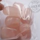 Cuarzo rosa piedras rodadas grandes 250g