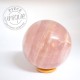 Quartz rose sphère 1