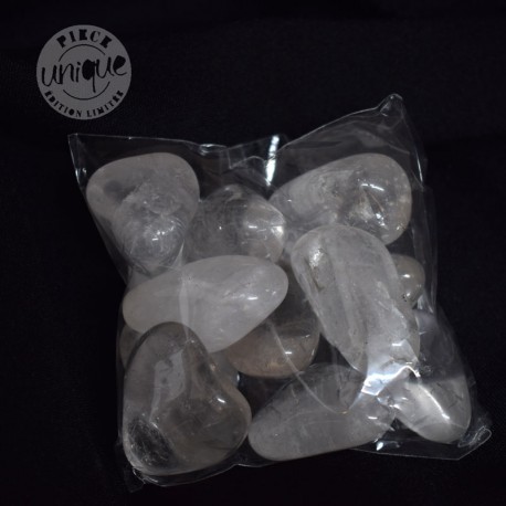 Cristal de roca piedras rodadas  grandes 250g