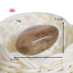 Quartz fumé pierre roulée 1