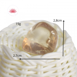 Quartz fumé pierre roulée 3