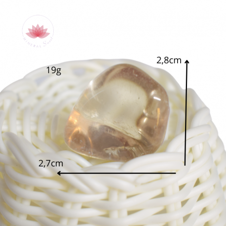 Quartz fumé pierre roulée 3