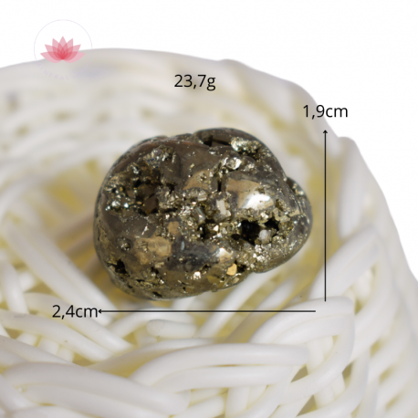 Pyrite pierre roulée 6