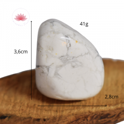 Howlite pierre roulée 2