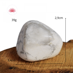 Howlite pierre roulée 4