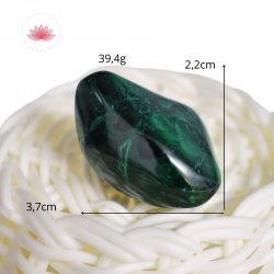 Malachite pierre roulée 3