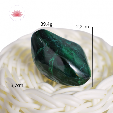 Malachite pierre roulée 3