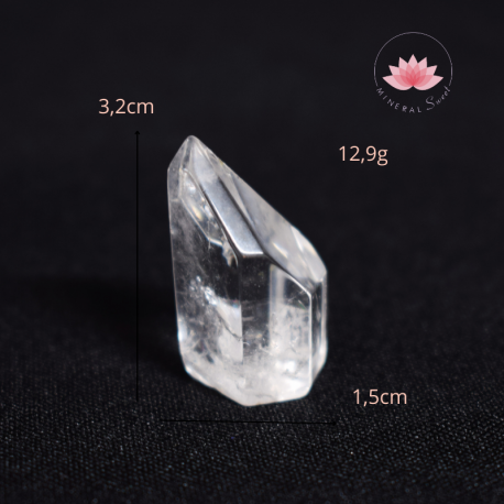 Cristal de roche pointe 14