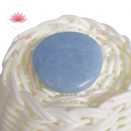 Galet chakkra Angélite 4