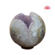 Amatista esfera con cristalizaciones