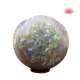 Amatista esfera con cristalizaciones