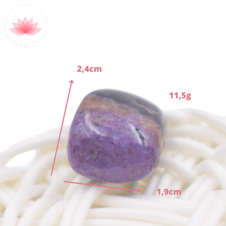 Charoíta piedra rodada 4