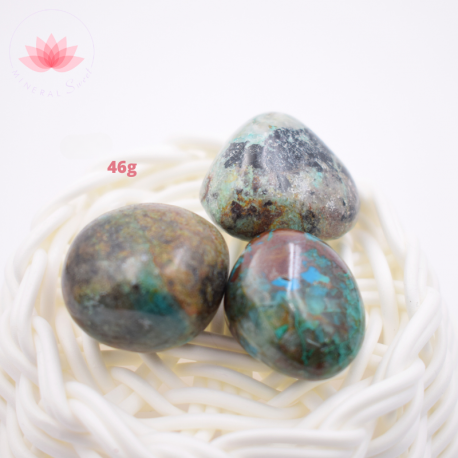 Crisocola lote piedras rodadas 1