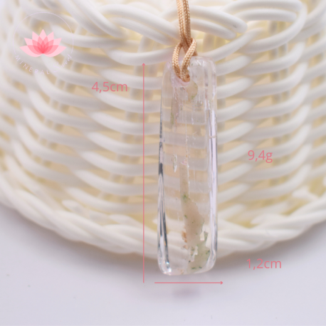 Kunzite polie pendentif 2