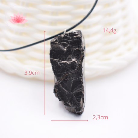 Pendentif shungite cristal silver 5