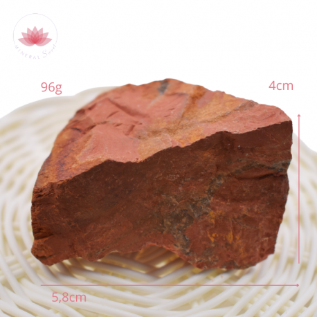 Jaspe rojo bruto 8