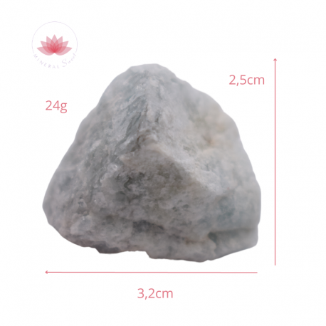 Aigue Marine Béryl pierre brute 14