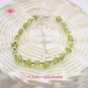 Pulsera perlas irregulares Peridoto y plata 1