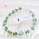 Bracelet  perles irregulières Diopside et argent 1
