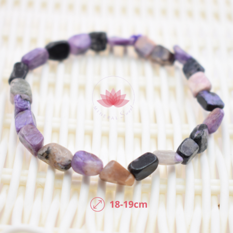 Charoïte nugget bracelet 3