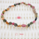 Pulsera Turmalina multicolor perlas nugget 6