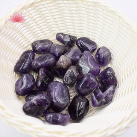 Amatista piedras rodadas pequeñas 250g bolsa 2