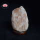 Lámpara de sal del Himalaya 1-2kg + cordón y bombilla