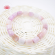Kunzite bracelet perles cylindre 2