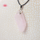 Kunzite brute pendentif 1