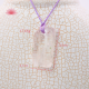 Kunzite polie pendentif 3