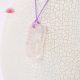 Kunzite polie pendentif 3