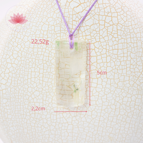 Kunzita pulida colgante 4