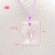 Kunzite polie pendentif 5