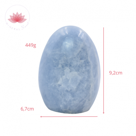 Calcite bleue forme libre 7