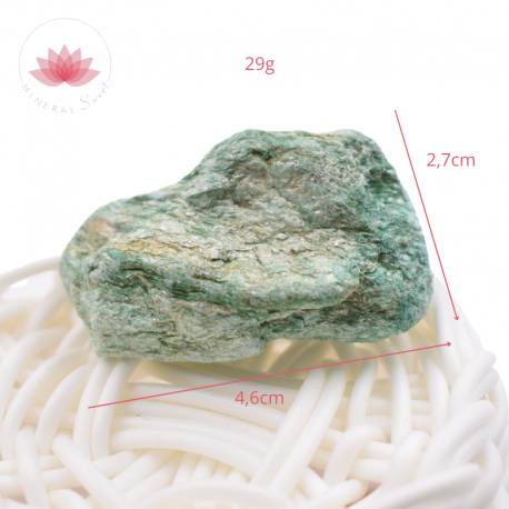 Fuchsite brute petite 8