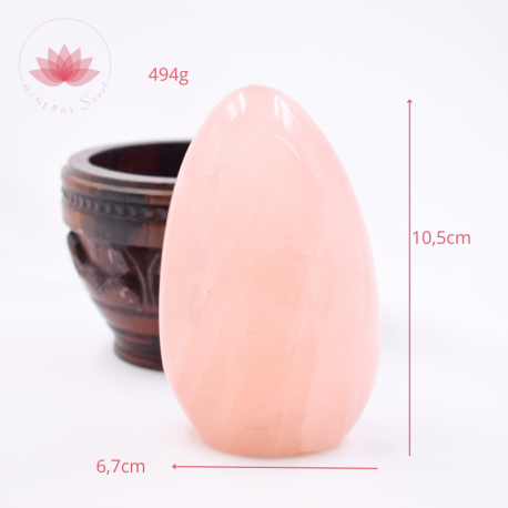 Quartz rose forme libre 3