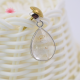 Pendentif Citrine goutte et argent 1