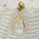 Pendentif Citrine goutte et argent 5