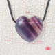 Fluorita colgante corazón 1