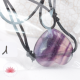 Fluorite pendentif coeur 1