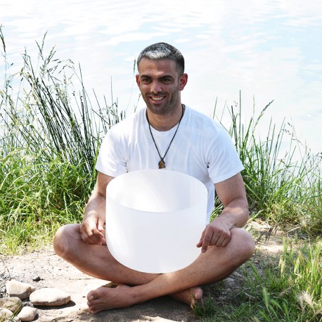 Bol en Cristal chantant 35cm