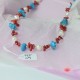 Collier Corail teinté Howlite PEP09